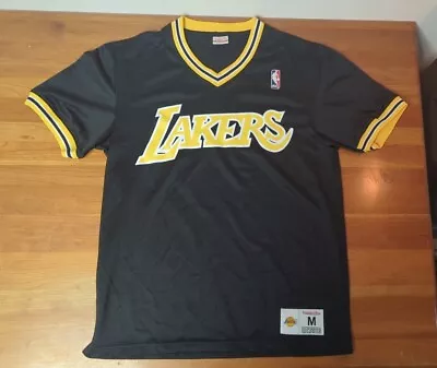 Los Angeles Lakers Mitchell & Ness Pullover Warm Up Shooting Shirt Jersey Men M • $44.99