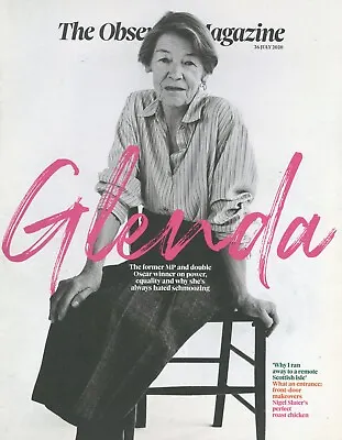 Observer Magazine: Glenda Jackson Chiwetel Ejiofor Oliver Spencer 26.7.20 • £6.99