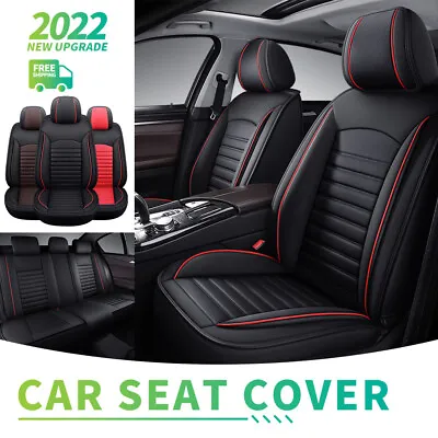 $128 • Buy 3D Leather Seat Cover For Mitsubishi Outlander Lancer 5-Seat Full Set Front Rear