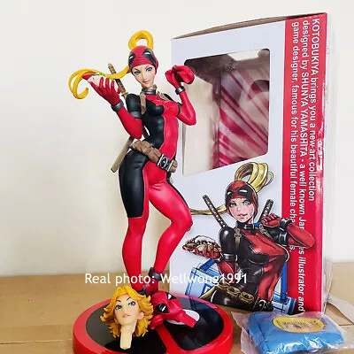 Marvel Bishoujo Statue Lady Deapool Figure Model Toy New Collection Xmas Gift • £29.99