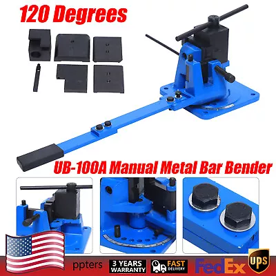 Metal Bending Machine Heavy-duty Manual Rebar Bender Metal Bending Tools 120 • $181