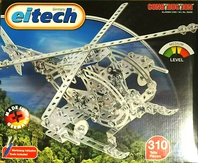 Army Helicopter Eitech Metal Construction Building Toy Set Steel C205 • $69.99