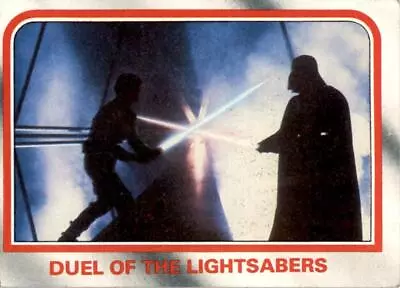 1980 Topps Star Wars The Empire Strikes Back #107 Duel Of The Lightsabers EX • $2.54