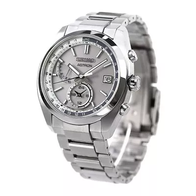 SEIKO Astron SBXY009 Silver Titanium Radio Solar Men's Watch With Box NEW • $549.91