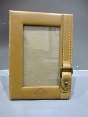 NEW!! Ghurka Marley Hodgson 5 X 7  Photo Frame Vintage Chestnut Leather!! Buckle • $272.50