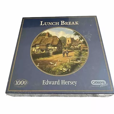 Lunch Break Gibsons 1000 Piece Jigsaw Puzzle By Edward Hersey - New & Sealed • £15