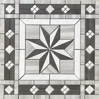36  X 36  Tile Medallion Mosaic - Daltile Articulo Tile Series • $285