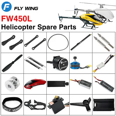 $14.02 • Buy Flywing FW450L RC Helicopter Parts Original And Upgrade Battery Motor ESC Servo