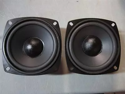 NEW (2) 4  Woofer Speakers.Replacement Driver Pair.Four Inch.Pin Cusion.8ohm.4in • $39