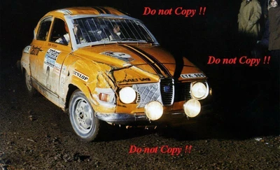 £4 • Buy Stig Blomqvist Saab 96 V4 RAC Rally 1974 Photograph 1
