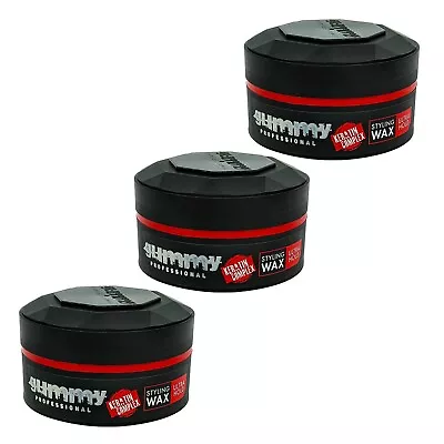 Gummy Hair Wax Ultra Hold Professional Styling Gel Turkish Barber 3PCS 150ml Red • £13.47