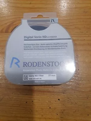 RODENSTOCK 77mm Vario Neutral Density (ND) Filter -mint Condition  • $89