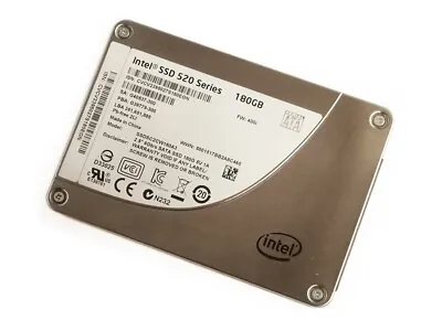 180GB Intel SSD 520 Series SSDSC2CW180A3 2.5  SATA Internal Solid State Drive • £11.95