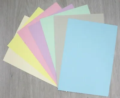 A4 Pastel Coloured Card 160gsm Your Choice Of Assorted Colours - Light Shades  • £3.29