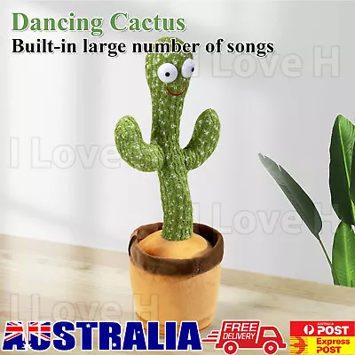 $16.45 • Buy Dancing Cactus Toy Electronic Shake With Songs Funny Kids Baby Toy Gift LOVE