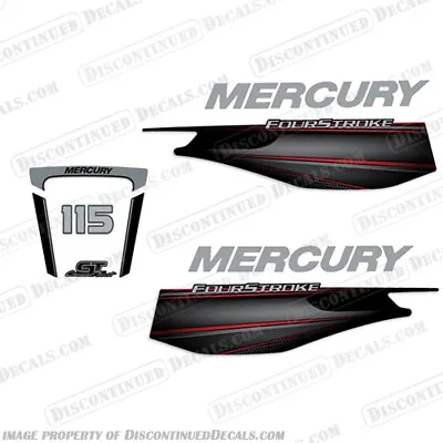 Fits Mercury 115hp FourStroke Decals - 2011+ (2011 - 2018) • $144.95