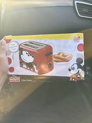 Disney-Mickey Mouse 2-Slice Toaster Leaves Mickey Mouse Imprint Of Toast DCM-21 • $19