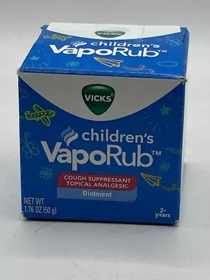 Vicks Children's VapoRub Ointment 1.76 Oz EXP: 11/2023 New Open Box • $5.84