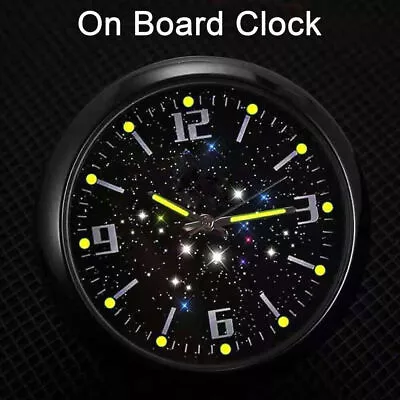 1x Universal Car Clock Luminous Stick-On Digital Watch Quartz Clocks Accessories • $3.85
