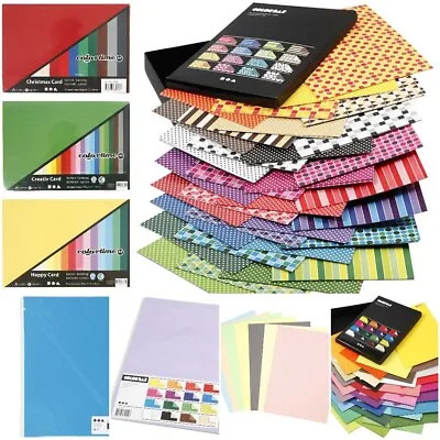 £75.99 • Buy A4 Premium Kraft Happy Creative Pastel Cards Paper Foams Double Sided | Choose