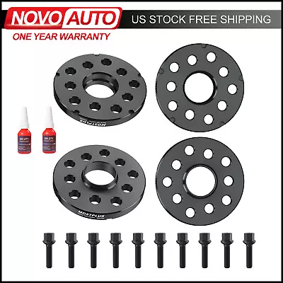 Wheel Spacers 5x100 5x112 57.1mm W/ Studs For VW Jetta Tiguan Golf Audi A4 TT • $54.89