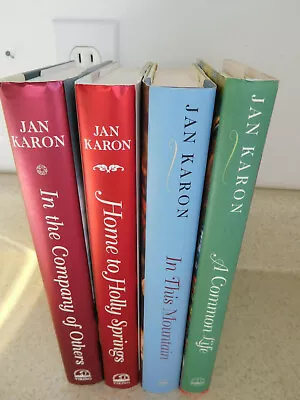 Jan Karon Lot Of 4 Hardcover Books COMMON LIFE Mountain HOME HOLLY SPRINGS Other • $13.30