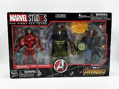 Hasbro Marvel Legends Avengers Infinity War - Iron Man Thanos Dr. Strange 3 Pack • $90