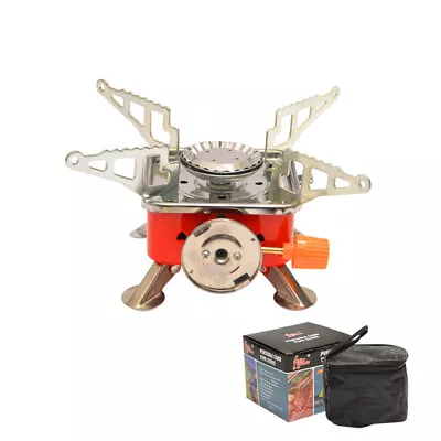 Portable Gas Camping Stove Outdoor Windproof Mini Cassette Insulation Burner • $18.83