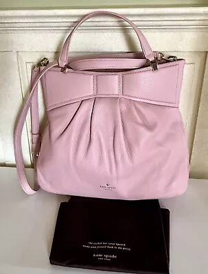 NWT Kate Spade Pink Granite Leather Mattie St Amelie Satchel Crossbody Handbag • $213.71