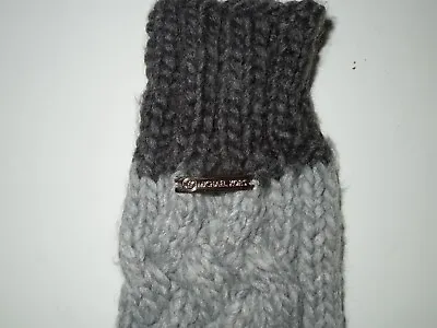 NWOT Michael Kors Gray Cable Knit Long Arm Warmers/Fingerless Gloves • $14.99