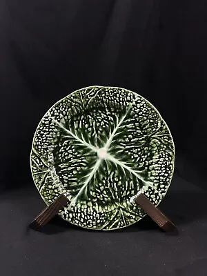 Lettuce Design Ceramic Plate 8.5” D Made In Portugal. 6 Available. • $12