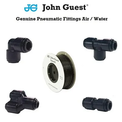 £3.49 • Buy Push In Air Fittings Genuine John Guest Tube & Hose & Pipe 4 6 8 10 12 Air/Water