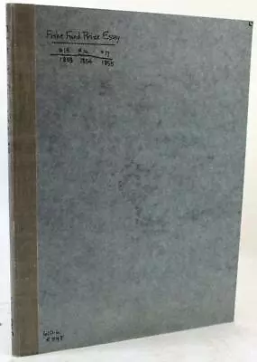 Fiske Fund Prize Essays By J.F. Peebles C. W. Parsons A. Newman • $140