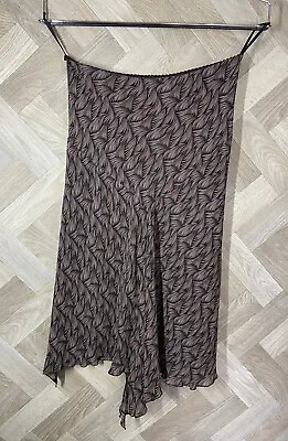 Vintage Laura Ashley Long Skirt Size 14 Fish Tail Hem Lined Elasticated Waist • $16.17
