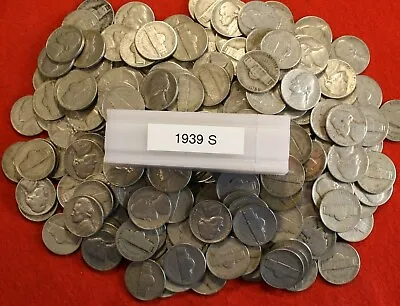 1939-S Jefferson Nickels 40 Coin Roll Circulated • $34.95