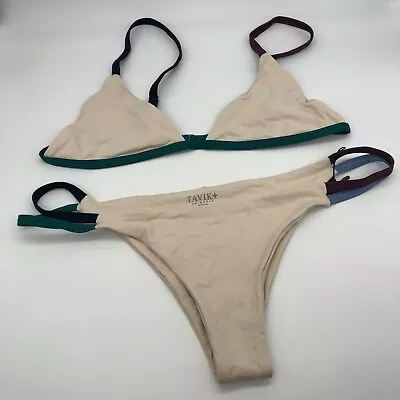 New With Tags Tavik+ Cream Bikini - Size L • $35