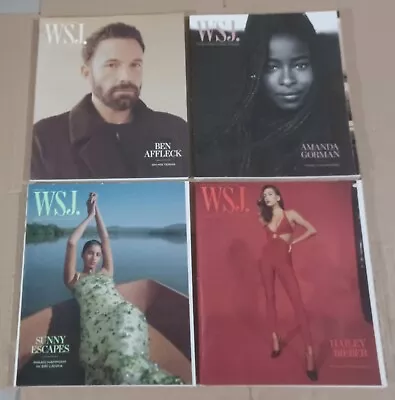 Wall Street Journal WSJ Magazines Lot Of 4 Ben Affleck Amanda Gorman  • $16