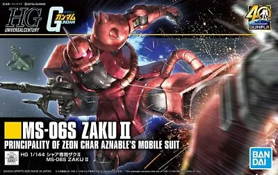 #234 MS-06S Char's Zaku II  Mobile Suit Gundam  1/144 Model Kit Bandai Hobby • $21