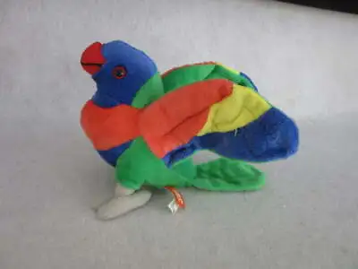 Wild Republic Rainbow Australian Lorikeet Parrot Bird Plush 8  Stuffed Animal • $14.99