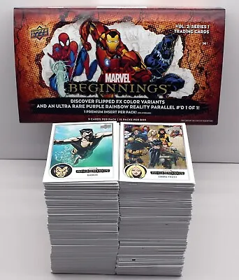 UD Marvel Beginnings Volume 2 Series 1 Single Card Pick List / Complete Your Set • $1.29