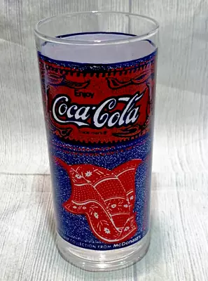 Vintage Coca-Cola Glass  ~ The Denim Collection From McDonalds • $15