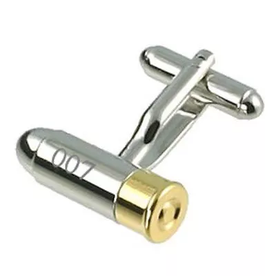 £24.99 • Buy 007 Bullet Engraved Cufflinks