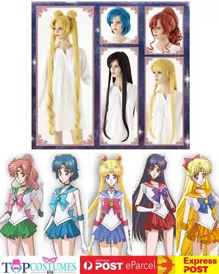 Sailormoon Sailor Mars Moon Jupiter Venus Mercury Cosplay Anime Costume Wi6 • $36.10