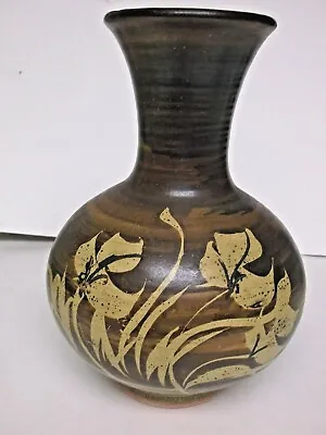 Vintage Pacific Stoneware Vase Stamped And Signed B Welsh • $39.99
