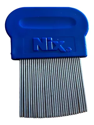 Nix 3  Metal Lice Comb With Plastic Handle - Blue • $9.99