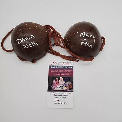 Dawn Wells Signed Coconut Bra Mary Ann Gilligans Island JSA COA Rare Find • £287.07