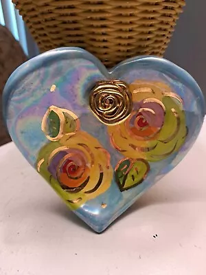 Mary Rose Young - Heart Shaped Pottery - Trinket/Soap Dish - Signed • $175