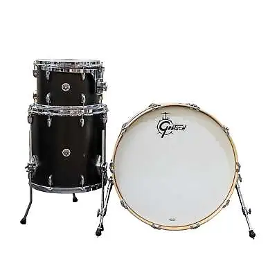 Gretsch Brooklyn Series 3-Piece Drum Kit - Satin Black Metallic • $2749