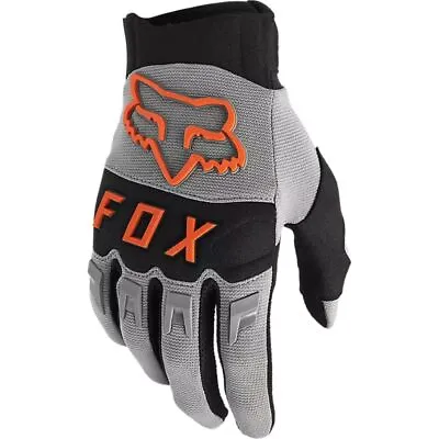 Fox Racing Dirtpaw Drive Pewter Mens Lightweight Full Finger Motocross Gloves • $19.94