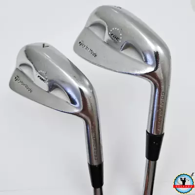 Taylormade RAC Coin Forged Irons 7 & 8 Lot RH Steel Stiff Flex Fair • $57